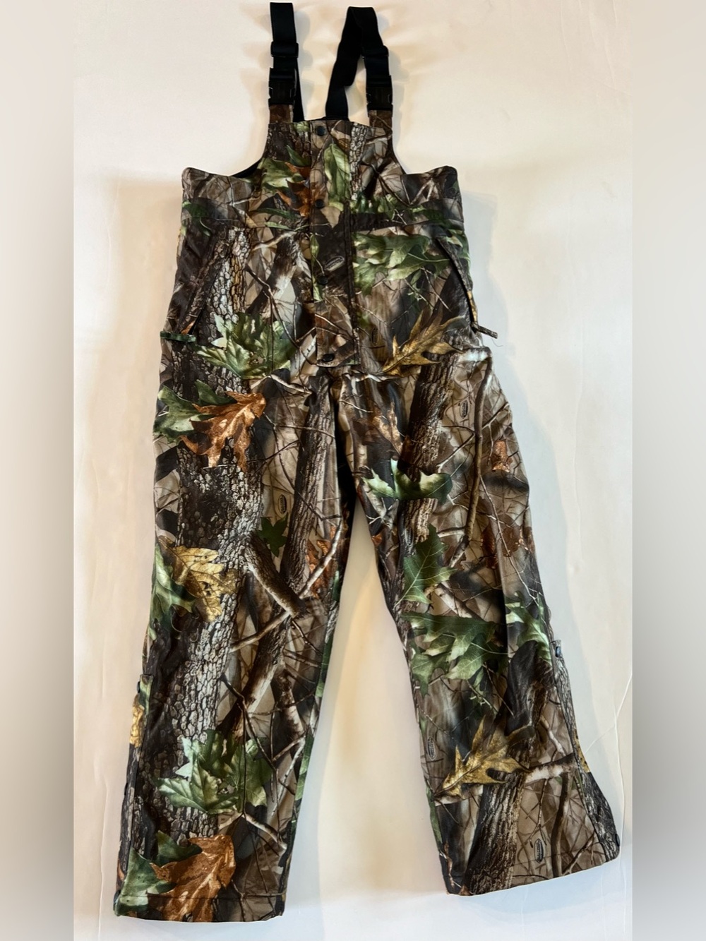 Field & Stream Bib Overalls Real Tree Camo Insulated Size Youth XL Hunting